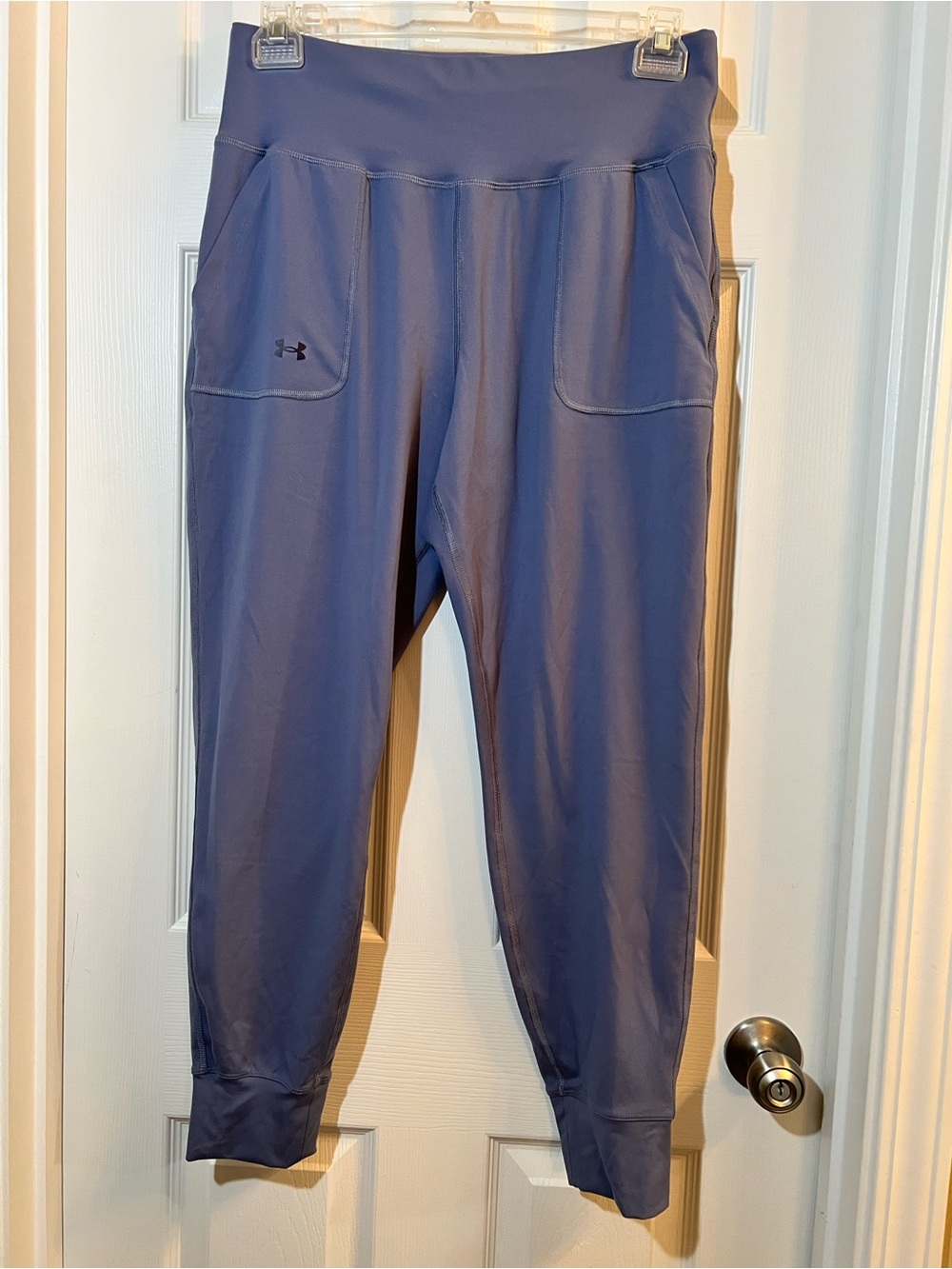 🦋 Under Armour Women's Leggings in Slate Blue size large